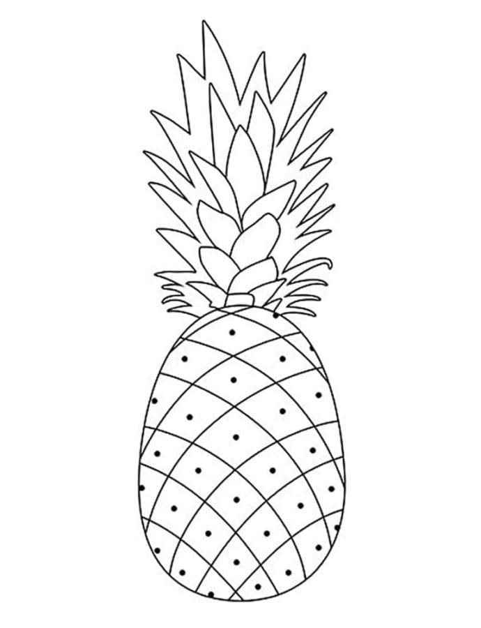 Ananas Ausmalbilder Malvorlagen Ananas Zum Ausdrucken