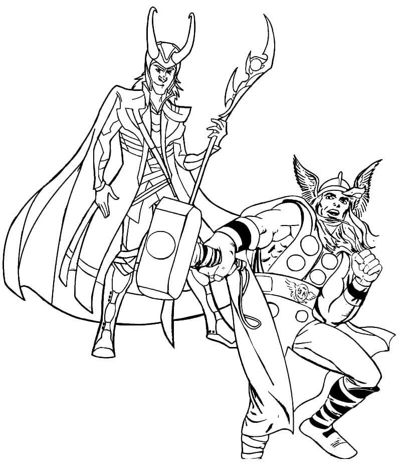 Kostenlose Loki und Thor