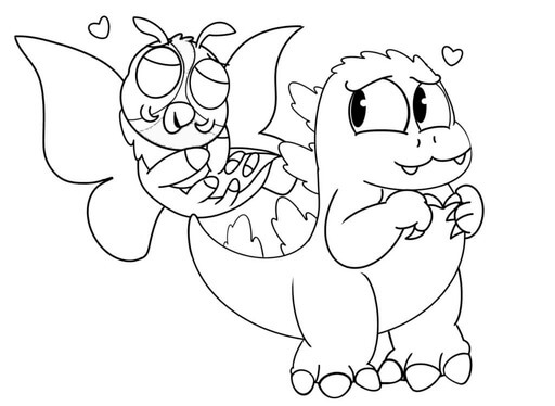 Süße Godzilla und Mothra