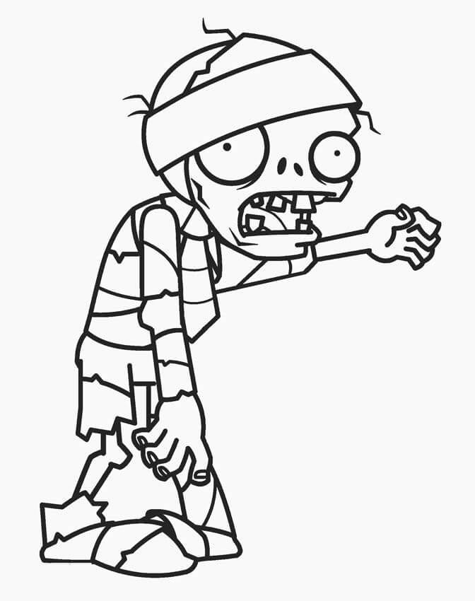 Zombie aus Plant vs Zombie