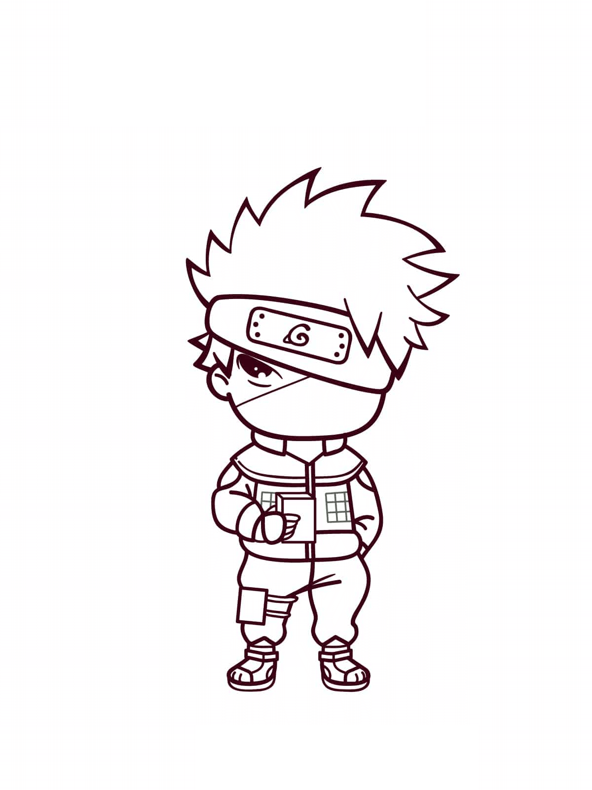 Basic Chibi Kakashi
