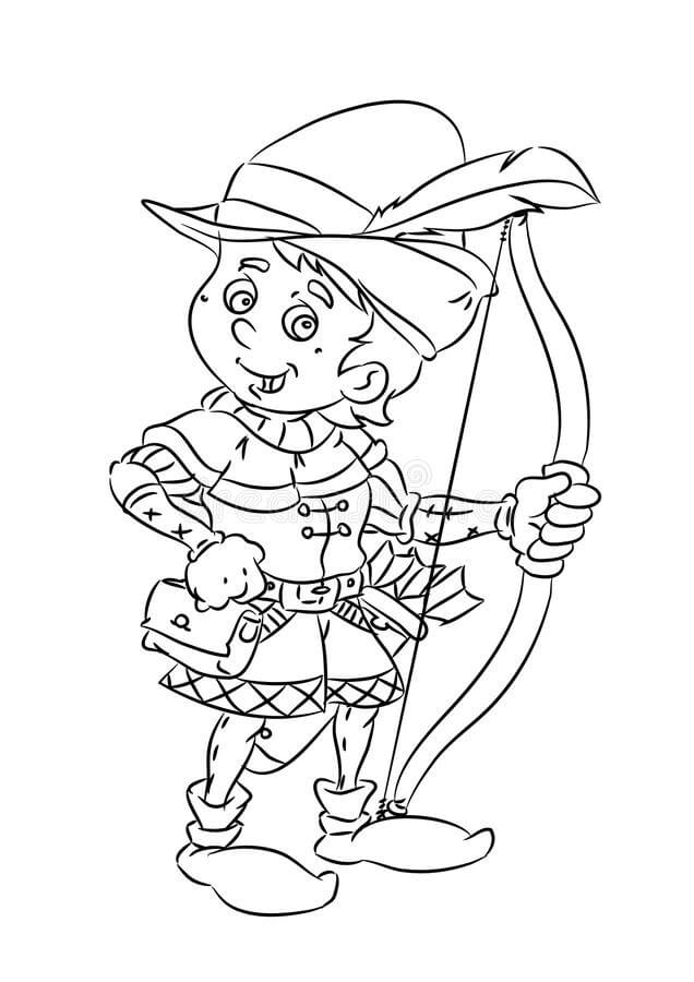 Chibi Bogenschütze stehend