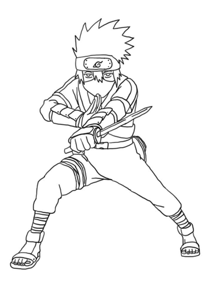 Der kleine Kakashi kämpft
