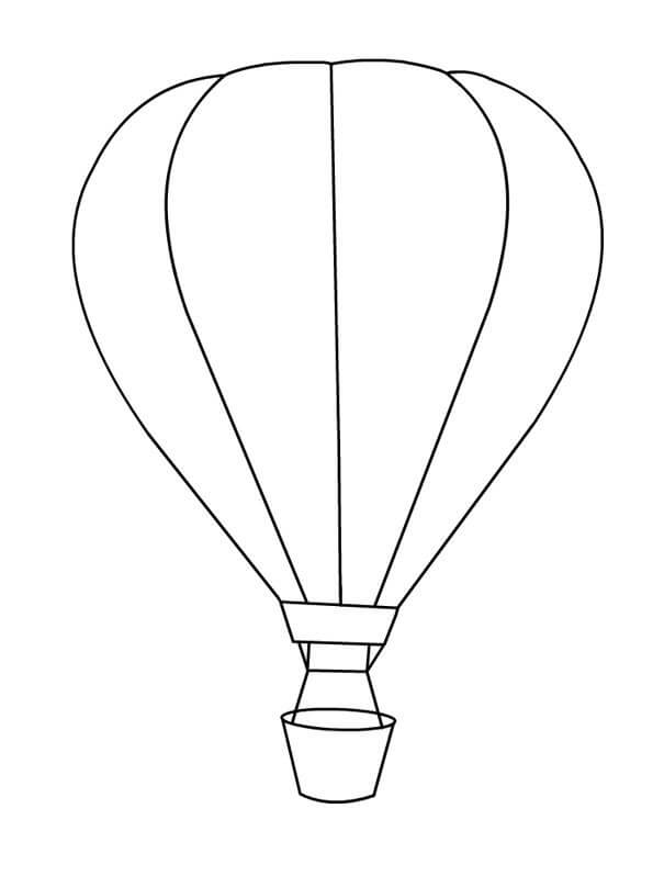 Einfacher Heißluftballon