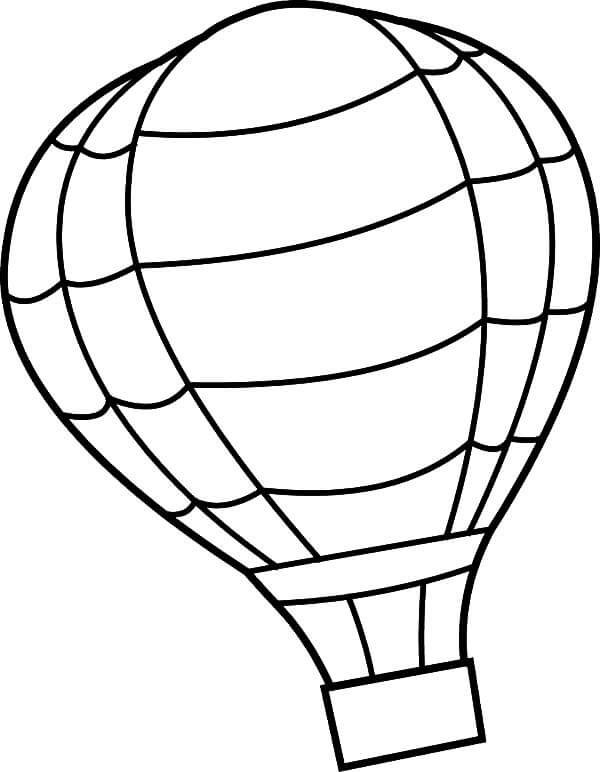 Erstaunlicher Heißluftballon