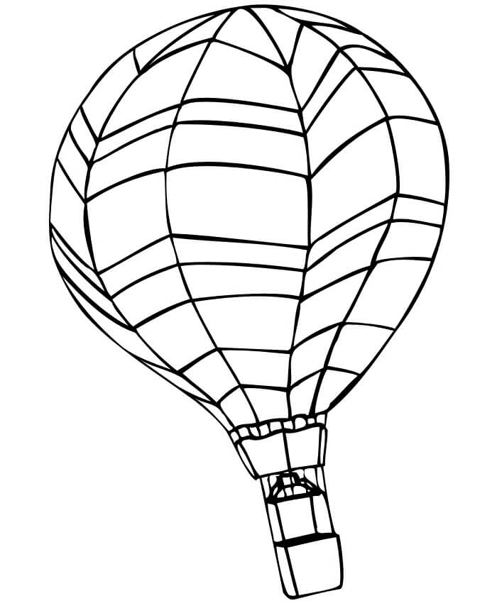 Perfekter Heißluftballon