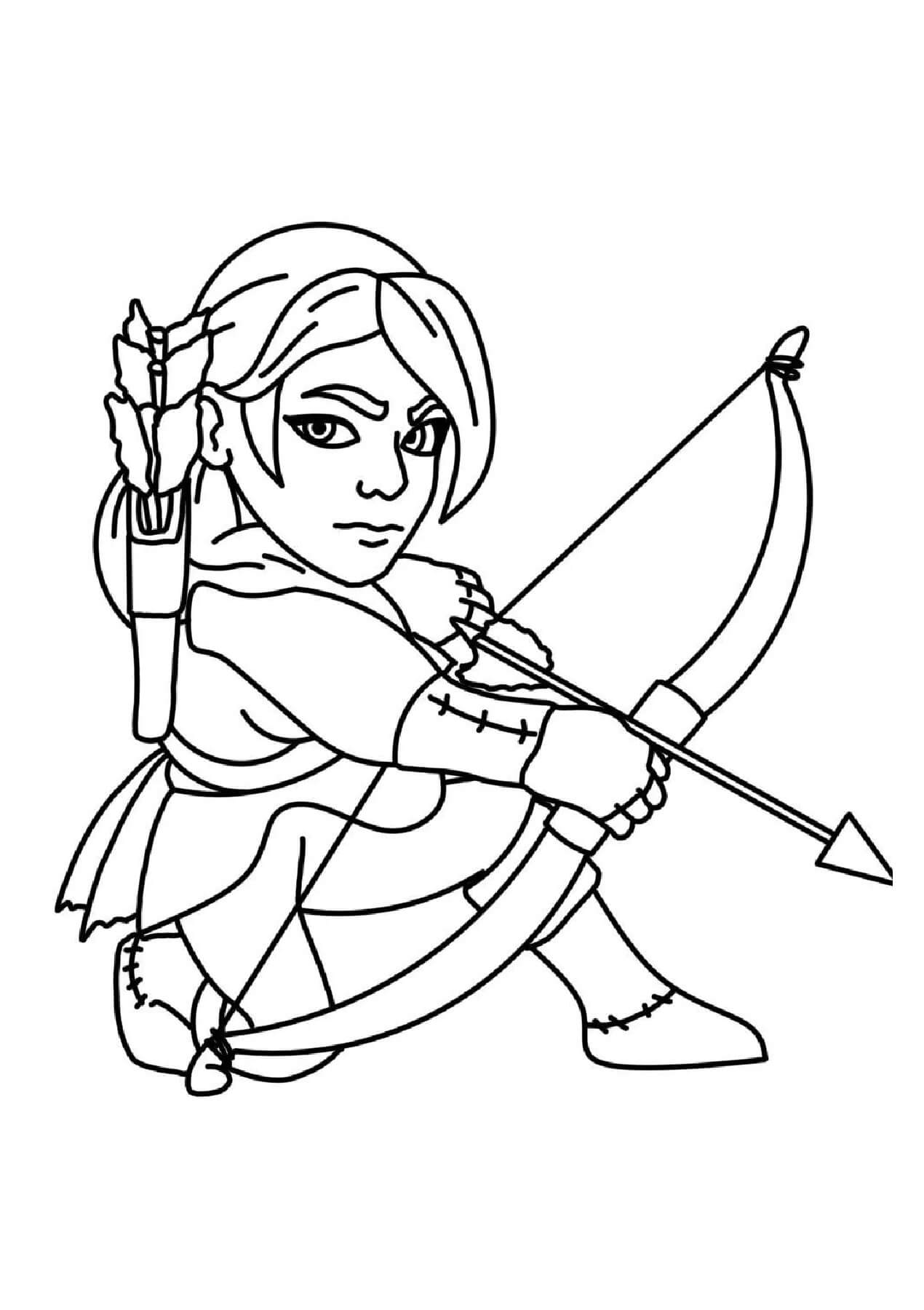 Tolle Bogenschützin