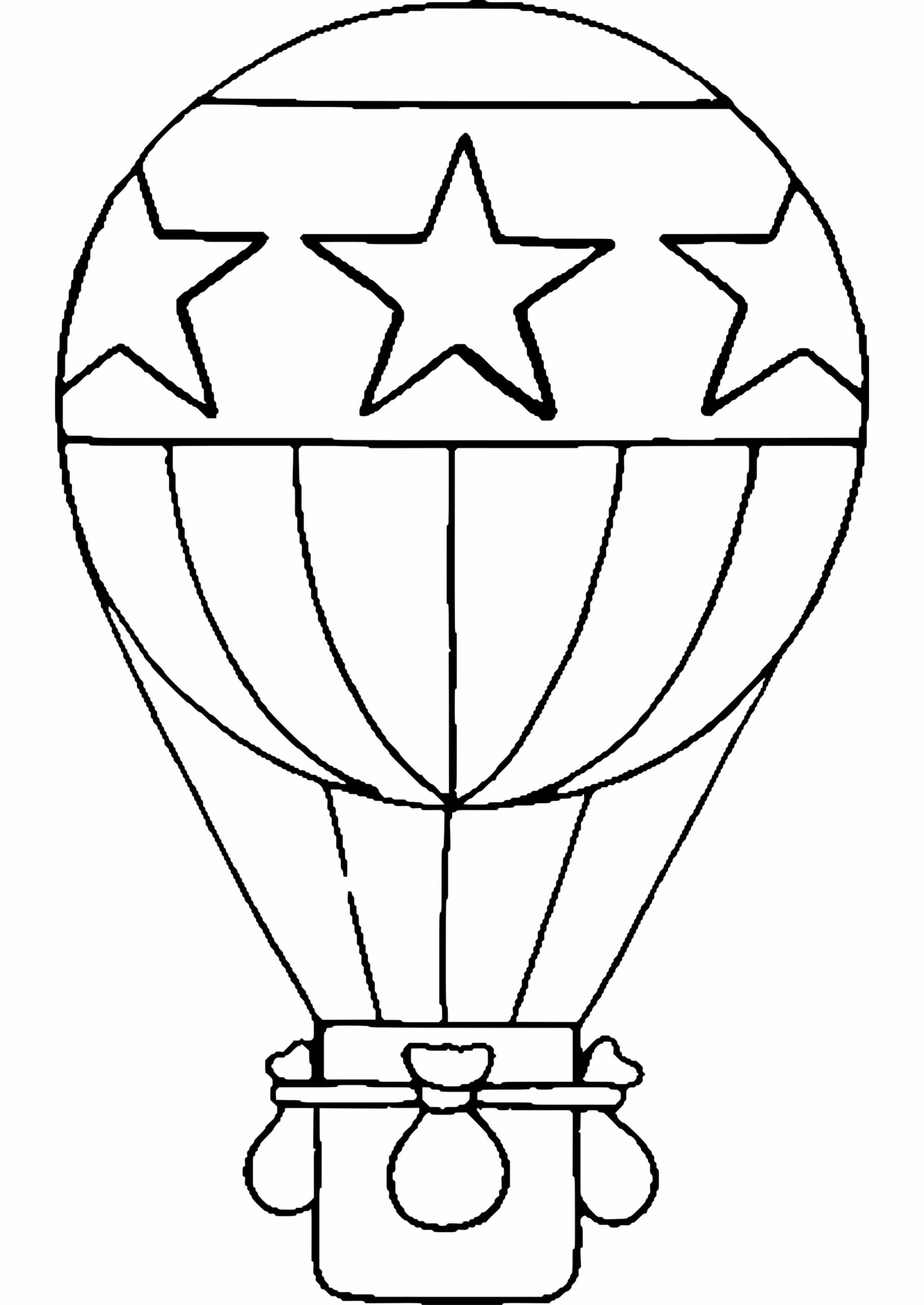 Wunderschöner Heißluftballon