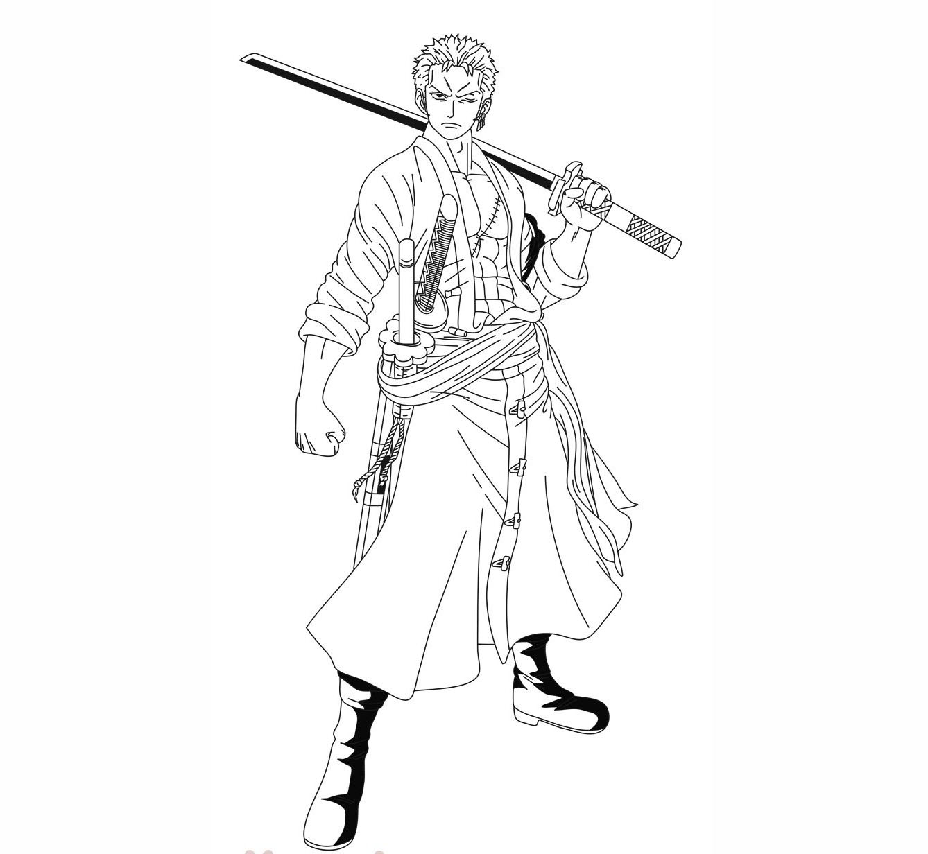 Ernsthafter Zoro