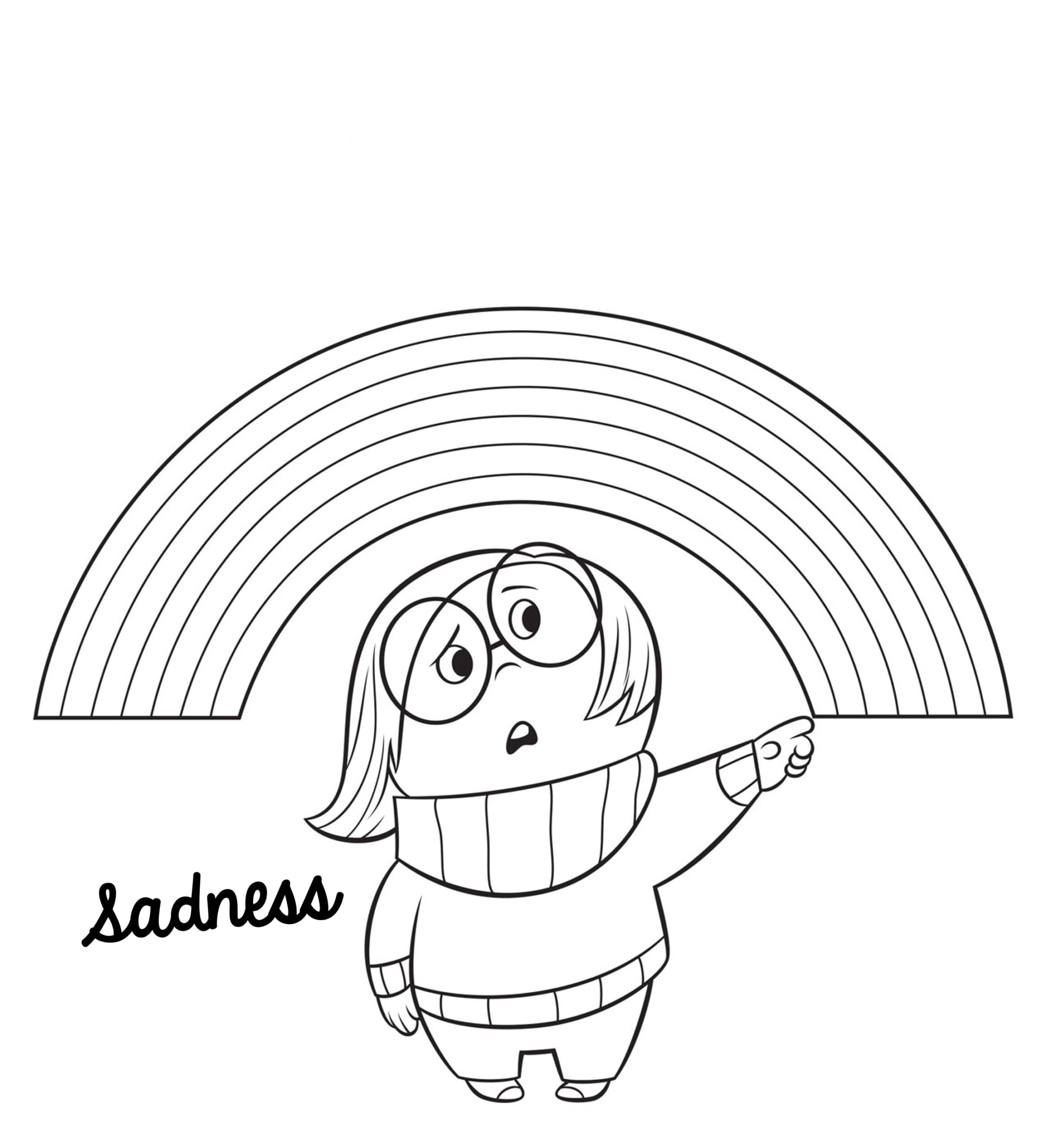 Kummer mit Regenbogen