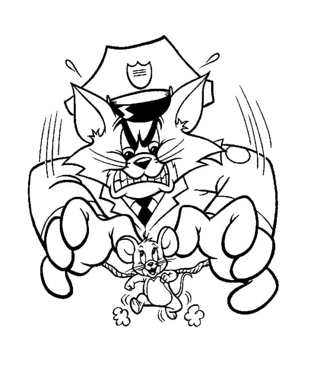 Polizei Tom mit Jerry