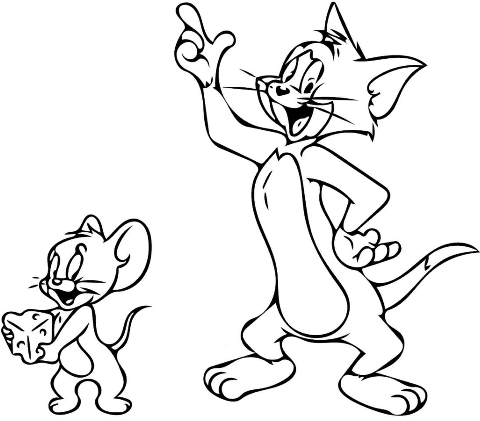 Zeichnen von Tom und Jerry