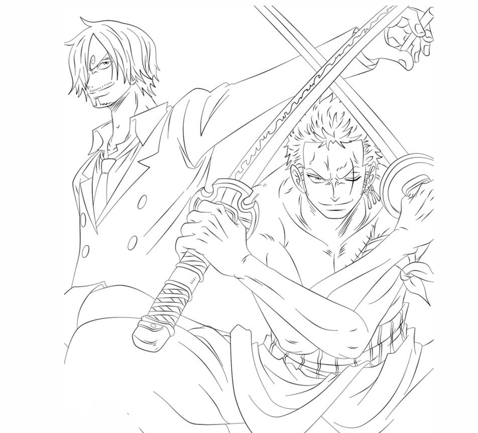 Zoro und Sanji