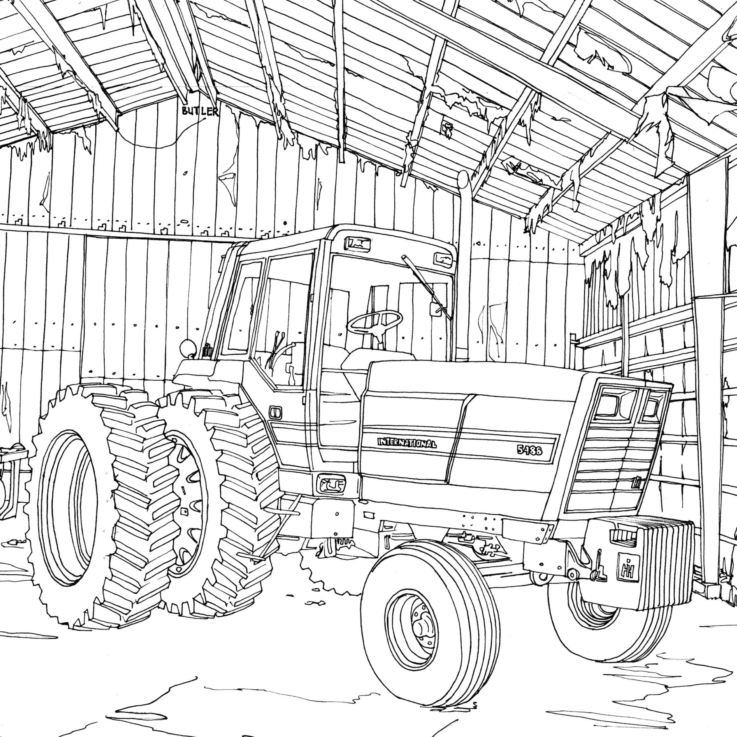 Free Printable Tractor Image Ausmalbilder. Kostenlos herunterladen ...