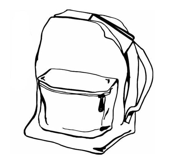 Bedruckter Rucksack für Studenten