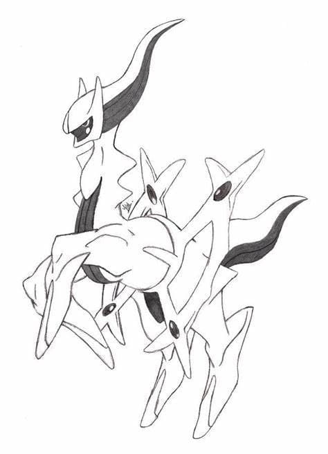 Druckbarer Arceus