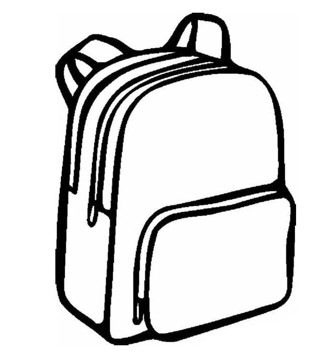 Druckbarer Rucksack für Studenten