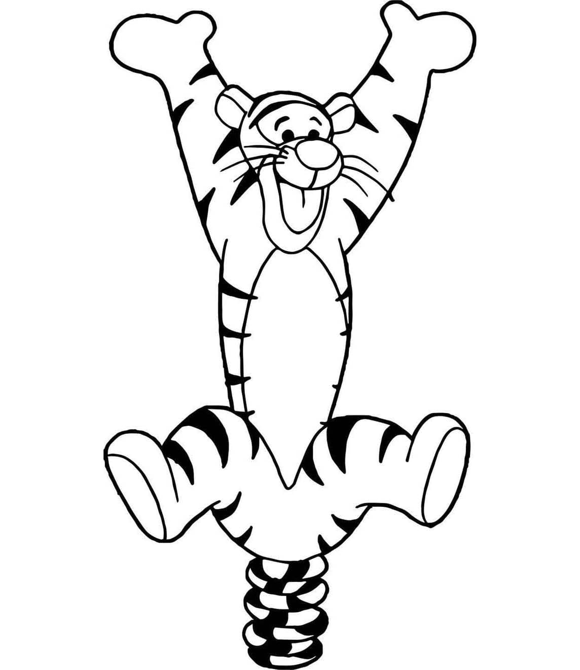 Fröhliches Tigger Bild