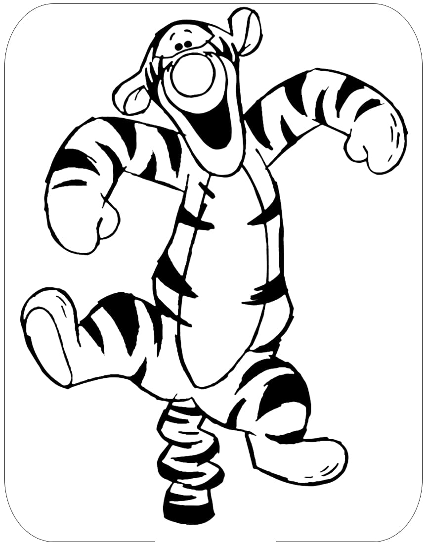 Kostenloser schöner Tigger