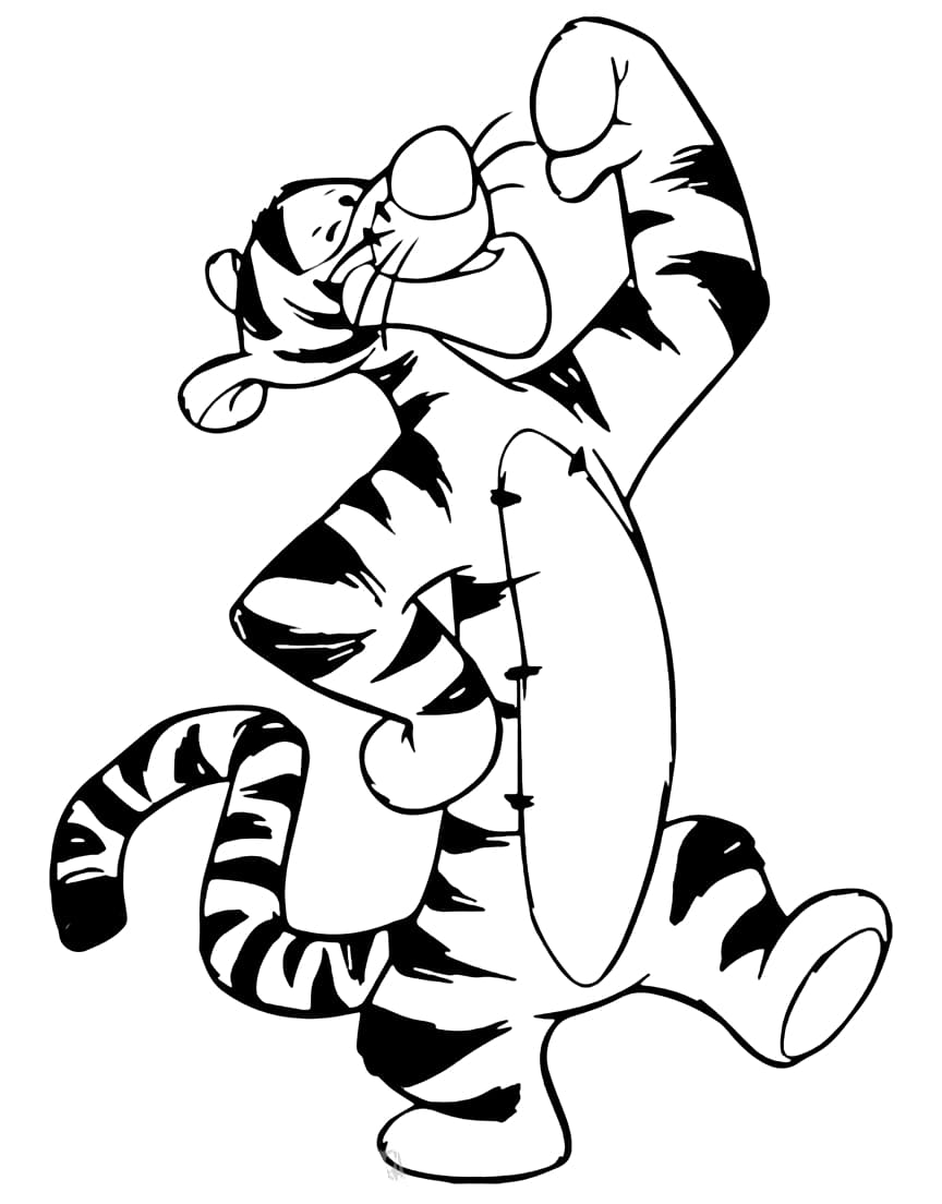 Kostenloses süßes Tigger Bild