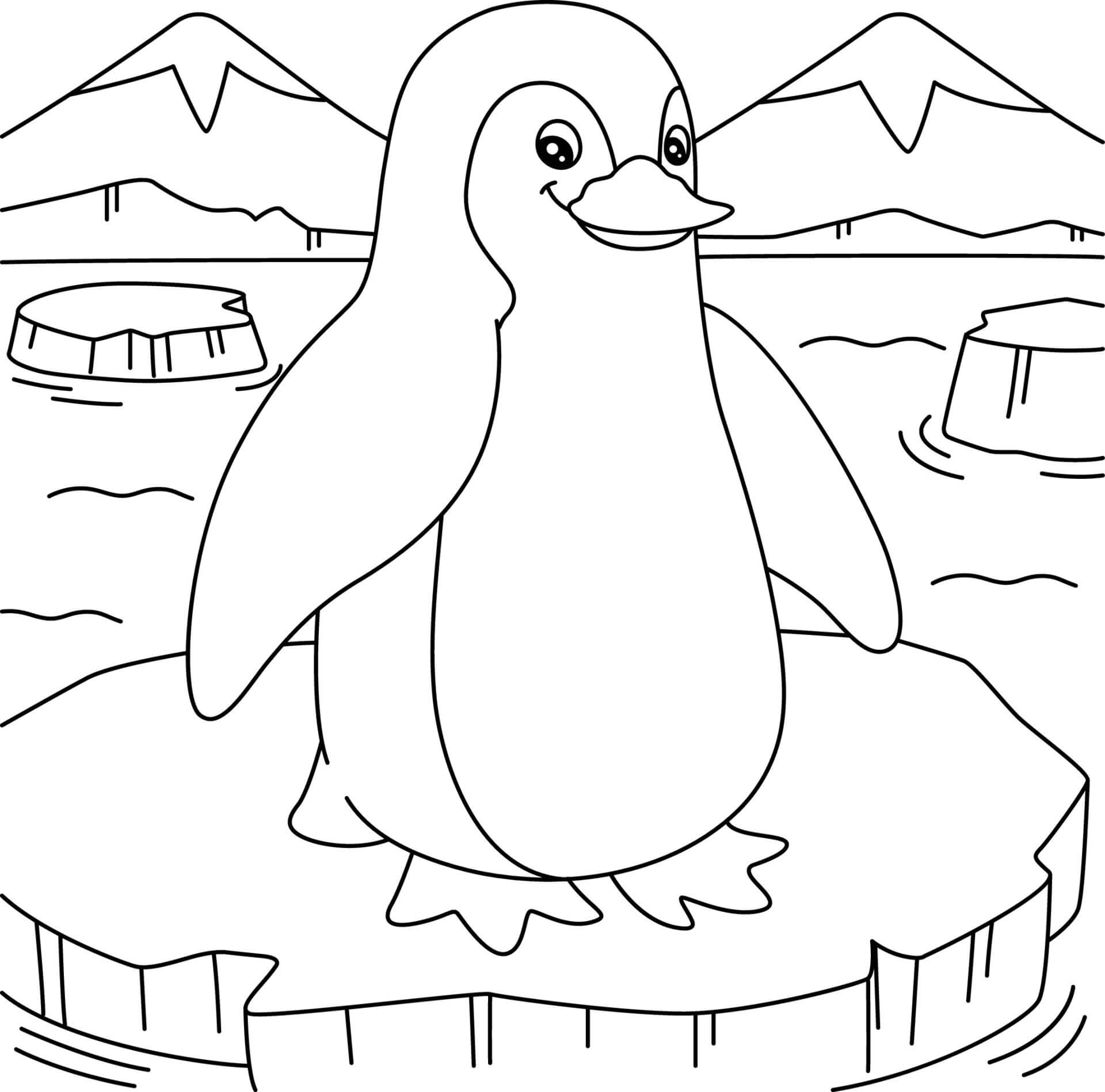 Lächelnder Pinguin