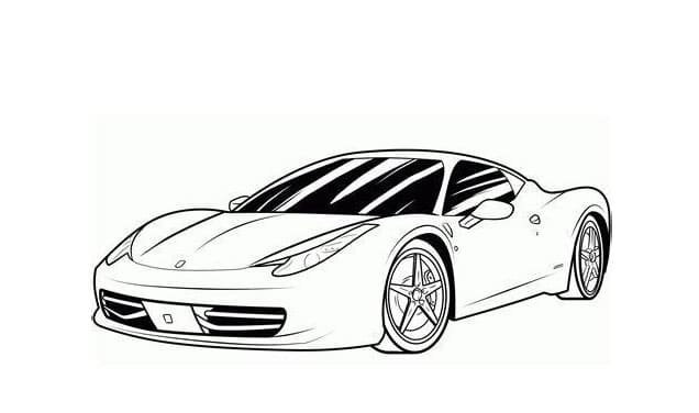 Supersportwagen drucken