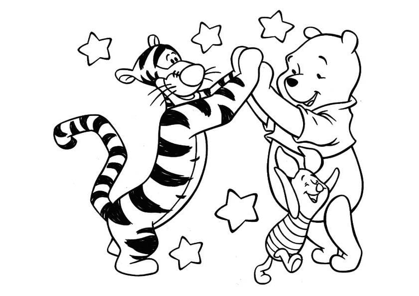Tigger mit Freunden