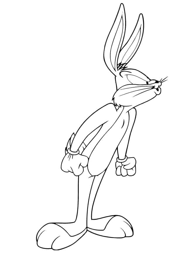 Bugs Bunny ist schüchtern