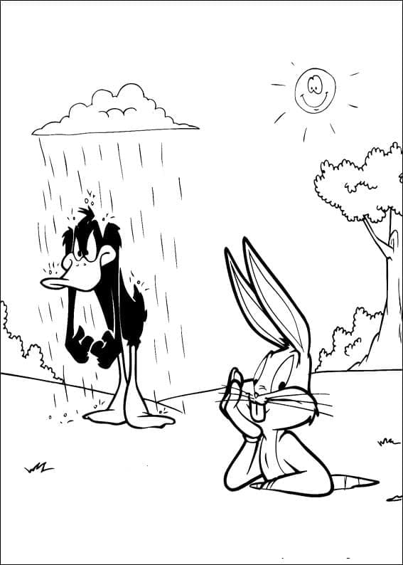 Bugs Bunny und Daffy Duck