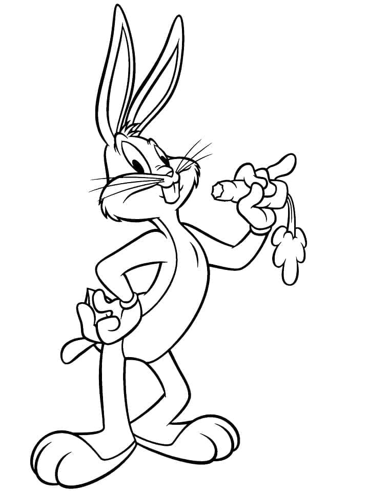 Bugs Bunny zum Ausdrucken