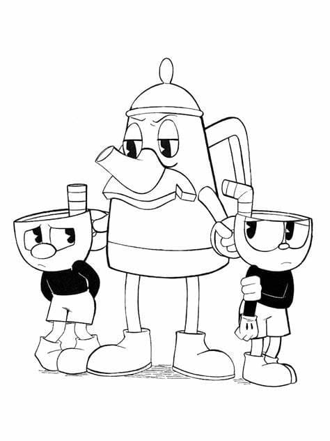 Cuphead-Bildumriss