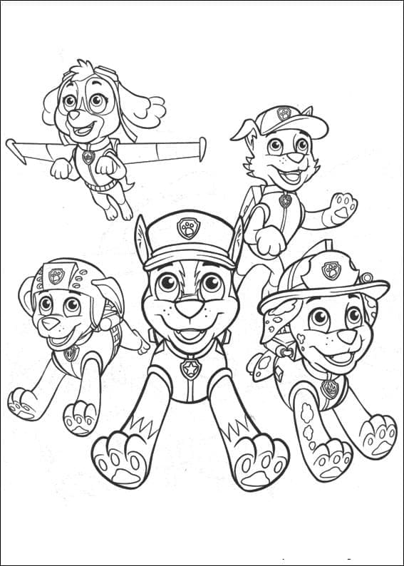 Druckbare Paw Patrol