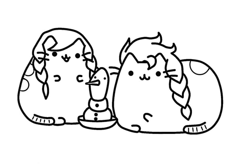 Gefrorener Pusheen