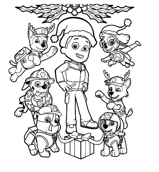 Paw Patrol zu Weihnachten