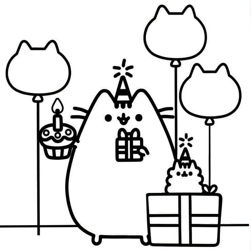 Pusheen zum Geburtstag