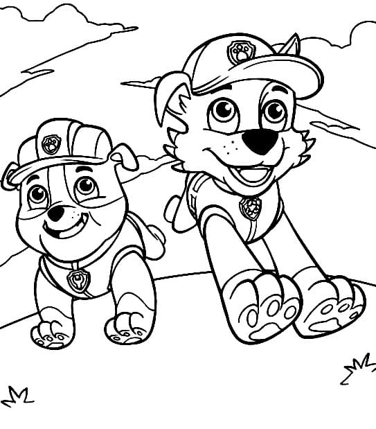 Rubble und Rocky Paw Patrol