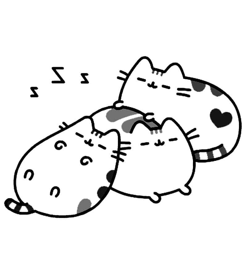 Schlafender Pusheen