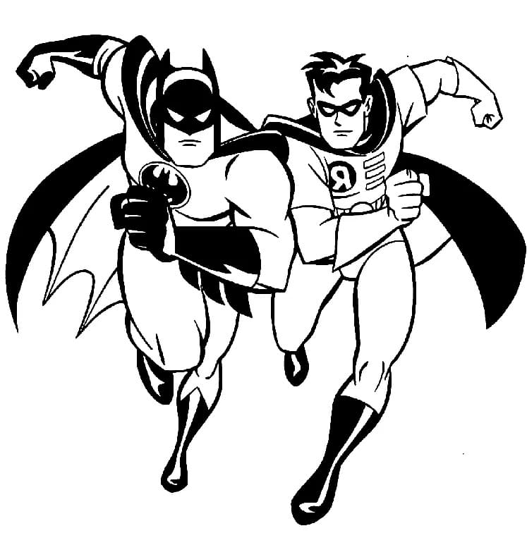 Batman mit Robin