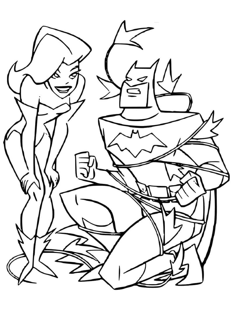 Batman and Poison Ivy