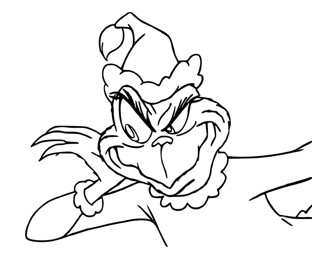 Der Grinch kostenlos zum Ausdrucken