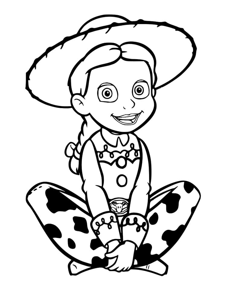 Jessie aus Toy Story coloring page