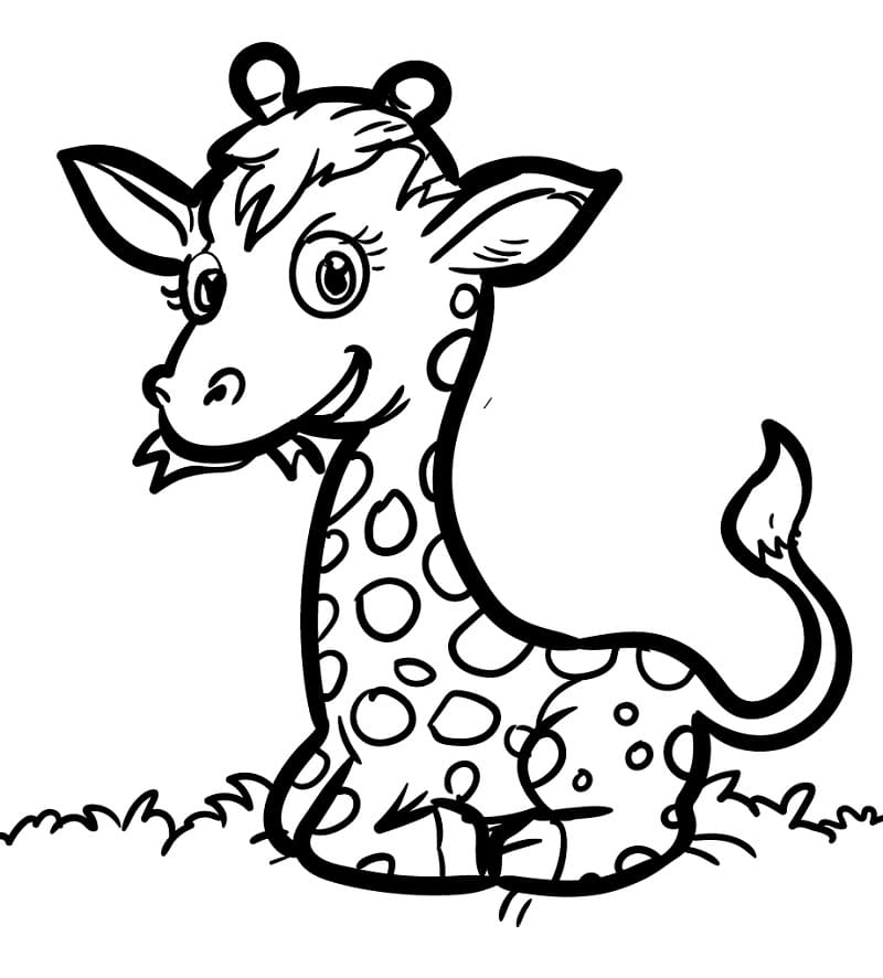 Kleine Giraffe