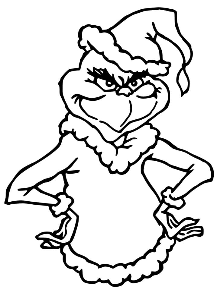 Kostenloser druckbarer Grinch