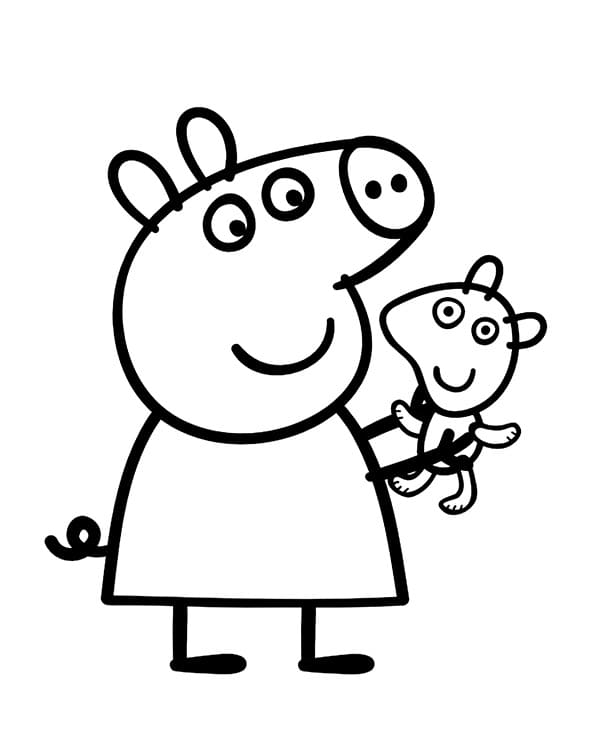 Peppa Wutz mit Spielzeug