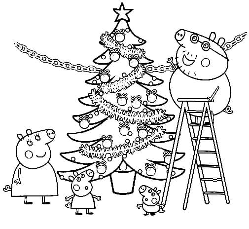 Peppa Wutz Weihnachtsbaum