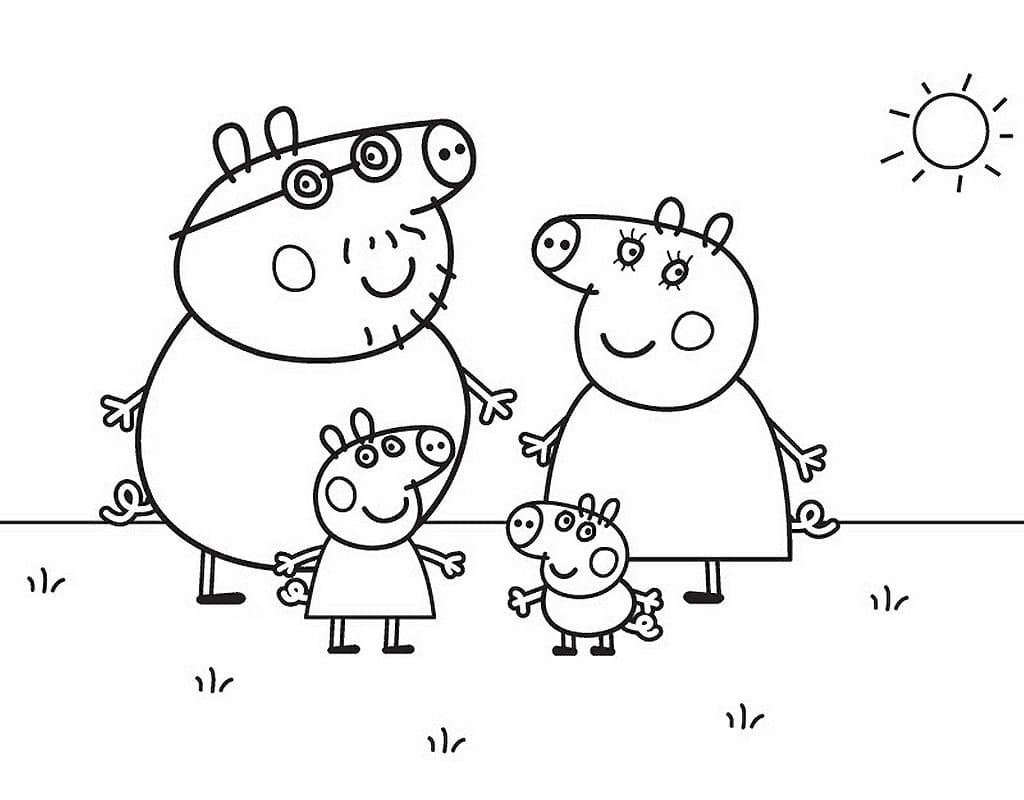 Peppa Wutzs Familie