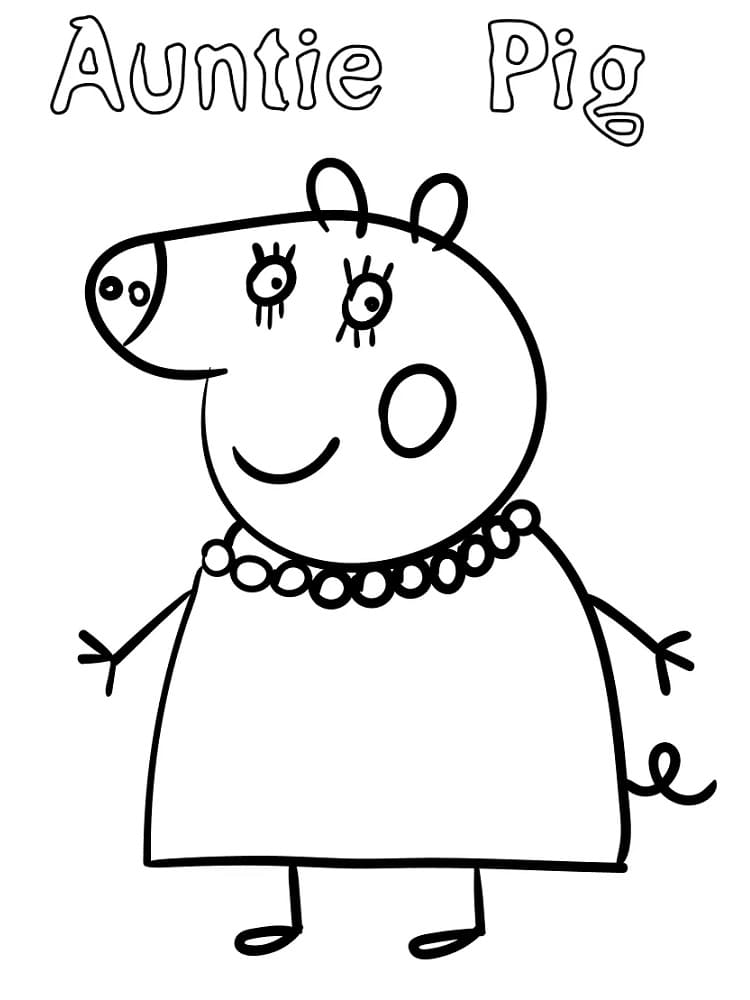 Tante Pig von Peppa Wutz