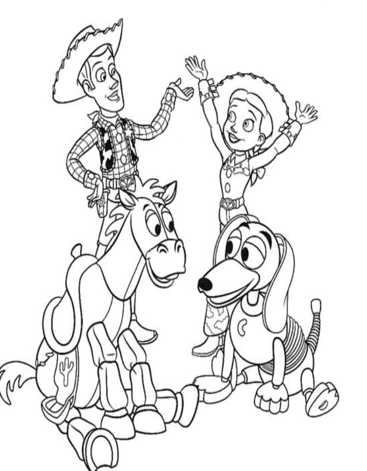 Toy Story zum Ausdrucken coloring page