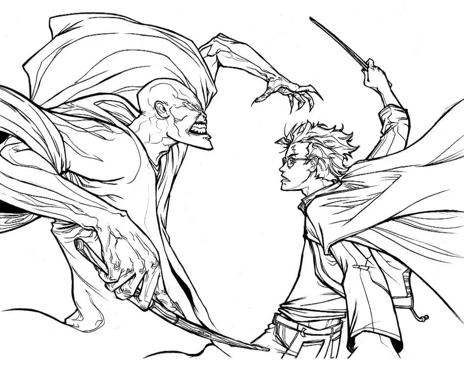 Voldemort und Harry Potter