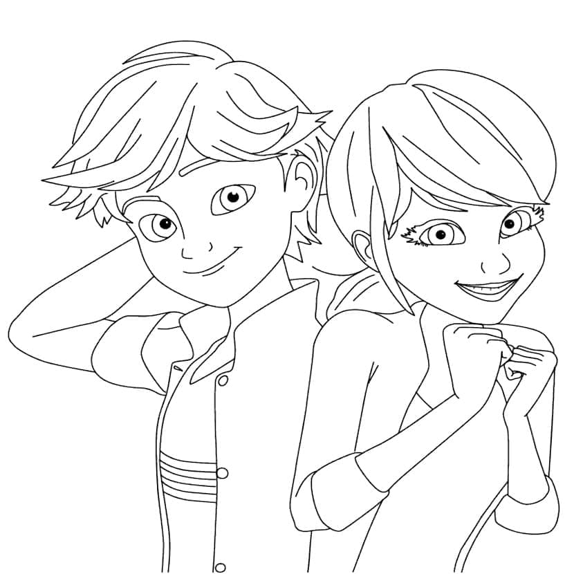 Adrien Agreste und Marinette